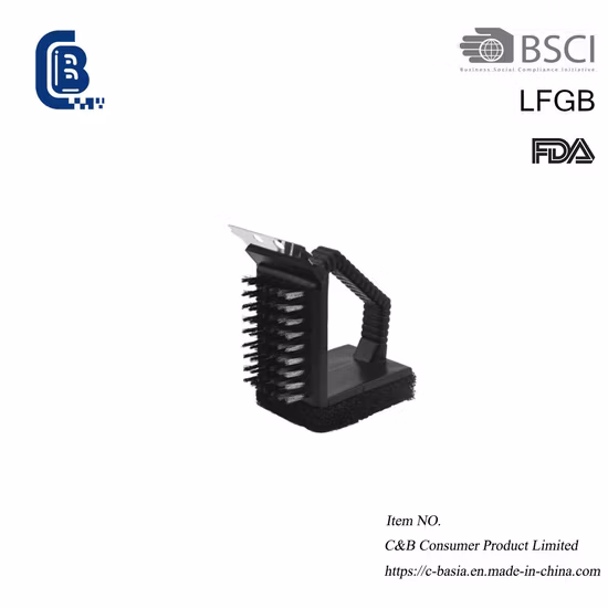 Barbecue-Grill-Reinigungsbürste, Grillwerkzeug aus Edelstahl